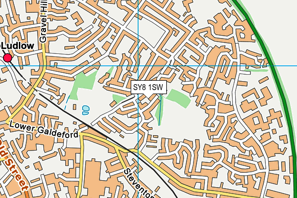 SY8 1SW map - OS VectorMap District (Ordnance Survey) SY8 1SW map - OS VectorMap District (Ordnance Survey)