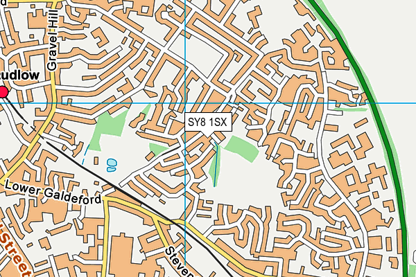 SY8 1SX map - OS VectorMap District (Ordnance Survey) SY8 1SX map - OS VectorMap District (Ordnance Survey)