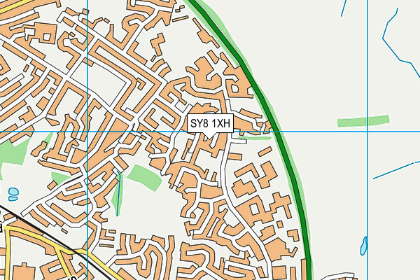 SY8 1XH map - OS VectorMap District (Ordnance Survey) SY8 1XH map - OS VectorMap District (Ordnance Survey)
