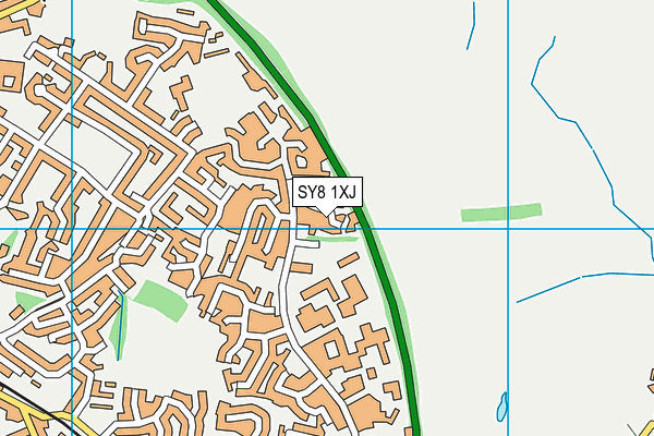 SY8 1XJ map - OS VectorMap District (Ordnance Survey) SY8 1XJ map - OS VectorMap District (Ordnance Survey)