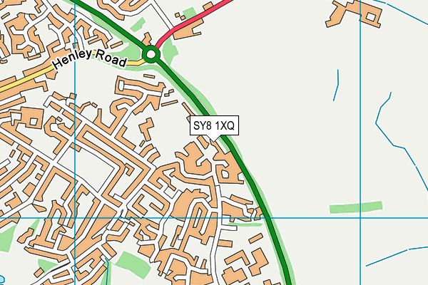 SY8 1XQ map - OS VectorMap District (Ordnance Survey) SY8 1XQ map - OS VectorMap District (Ordnance Survey)