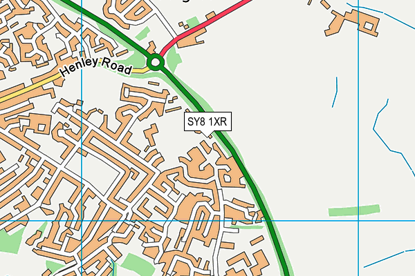SY8 1XR map - OS VectorMap District (Ordnance Survey) SY8 1XR map - OS VectorMap District (Ordnance Survey)
