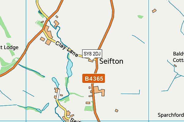 SY8 2DJ map - OS VectorMap District (Ordnance Survey) SY8 2DJ map - OS VectorMap District (Ordnance Survey)