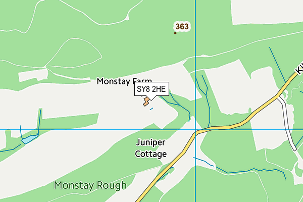SY8 2HE map - OS VectorMap District (Ordnance Survey) SY8 2HE map - OS VectorMap District (Ordnance Survey)