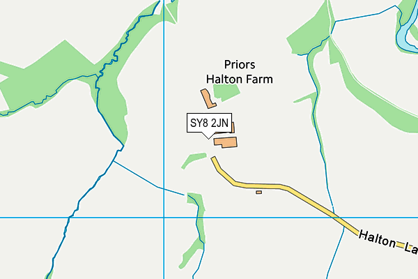 SY8 2JN map - OS VectorMap District (Ordnance Survey) SY8 2JN map - OS VectorMap District (Ordnance Survey)