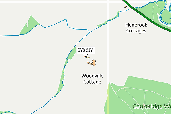 SY8 2JY map - OS VectorMap District (Ordnance Survey) SY8 2JY map - OS VectorMap District (Ordnance Survey)