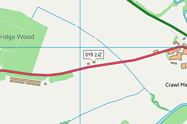 SY8 2JZ map - OS VectorMap District (Ordnance Survey) SY8 2JZ map - OS VectorMap District (Ordnance Survey)