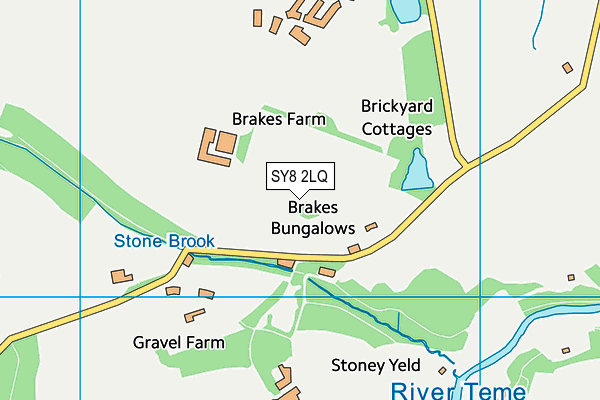 SY8 2LQ map - OS VectorMap District (Ordnance Survey) SY8 2LQ map - OS VectorMap District (Ordnance Survey)