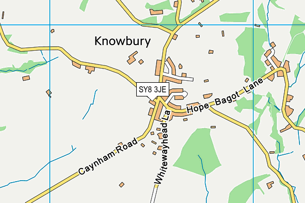 SY8 3JE map - OS VectorMap District (Ordnance Survey) SY8 3JE map - OS VectorMap District (Ordnance Survey)