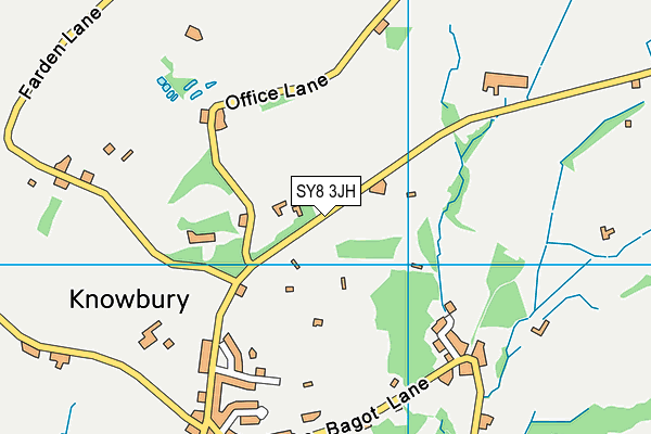 SY8 3JH map - OS VectorMap District (Ordnance Survey) SY8 3JH map - OS VectorMap District (Ordnance Survey)
