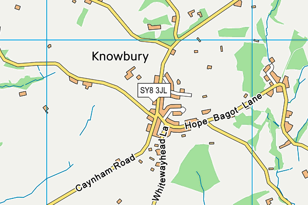 SY8 3JL map - OS VectorMap District (Ordnance Survey) SY8 3JL map - OS VectorMap District (Ordnance Survey)