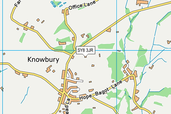 SY8 3JR map - OS VectorMap District (Ordnance Survey) SY8 3JR map - OS VectorMap District (Ordnance Survey)