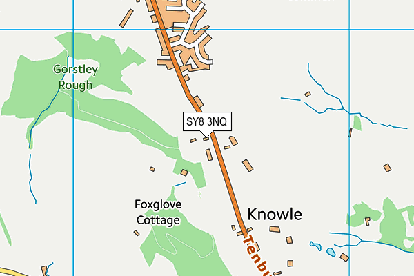 SY8 3NQ map - OS VectorMap District (Ordnance Survey) SY8 3NQ map - OS VectorMap District (Ordnance Survey)
