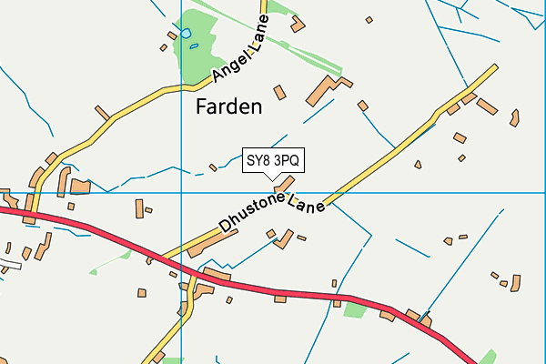 SY8 3PQ map - OS VectorMap District (Ordnance Survey) SY8 3PQ map - OS VectorMap District (Ordnance Survey)
