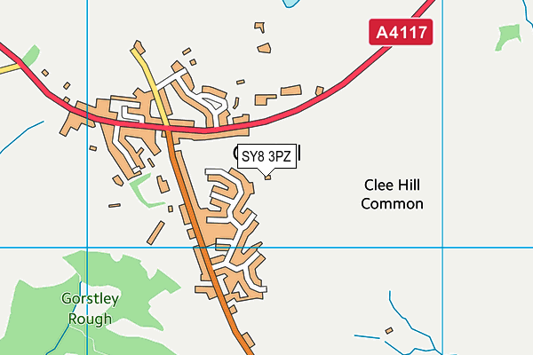 SY8 3PZ map - OS VectorMap District (Ordnance Survey) SY8 3PZ map - OS VectorMap District (Ordnance Survey)
