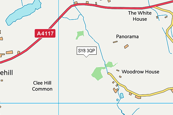 SY8 3QP map - OS VectorMap District (Ordnance Survey) SY8 3QP map - OS VectorMap District (Ordnance Survey)