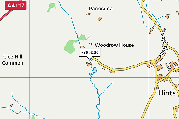 SY8 3QR map - OS VectorMap District (Ordnance Survey) SY8 3QR map - OS VectorMap District (Ordnance Survey)