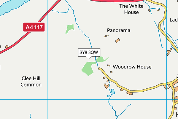 SY8 3QW map - OS VectorMap District (Ordnance Survey) SY8 3QW map - OS VectorMap District (Ordnance Survey)