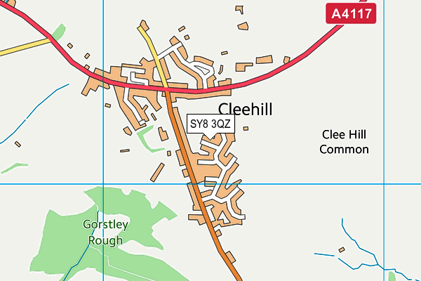 SY8 3QZ map - OS VectorMap District (Ordnance Survey) SY8 3QZ map - OS VectorMap District (Ordnance Survey)