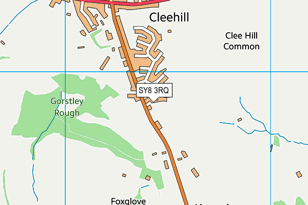 SY8 3RQ map - OS VectorMap District (Ordnance Survey) SY8 3RQ map - OS VectorMap District (Ordnance Survey)