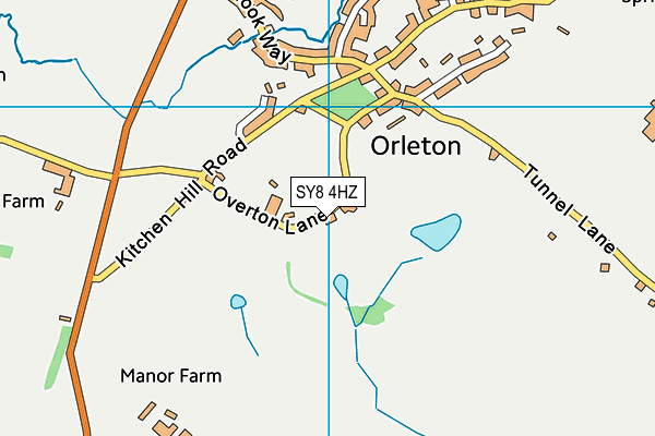 SY8 4HZ map - OS VectorMap District (Ordnance Survey) SY8 4HZ map - OS VectorMap District (Ordnance Survey)