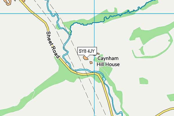 SY8 4JY map - OS VectorMap District (Ordnance Survey) SY8 4JY map - OS VectorMap District (Ordnance Survey)