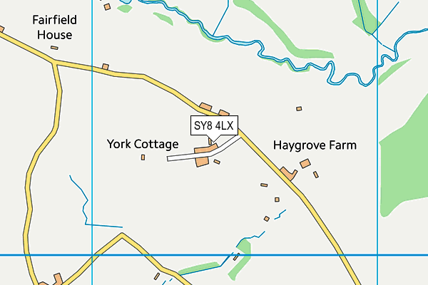 SY8 4LX map - OS VectorMap District (Ordnance Survey) SY8 4LX map - OS VectorMap District (Ordnance Survey)