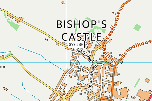 SY9 5BH map - OS VectorMap District (Ordnance Survey) SY9 5BH map - OS VectorMap District (Ordnance Survey)