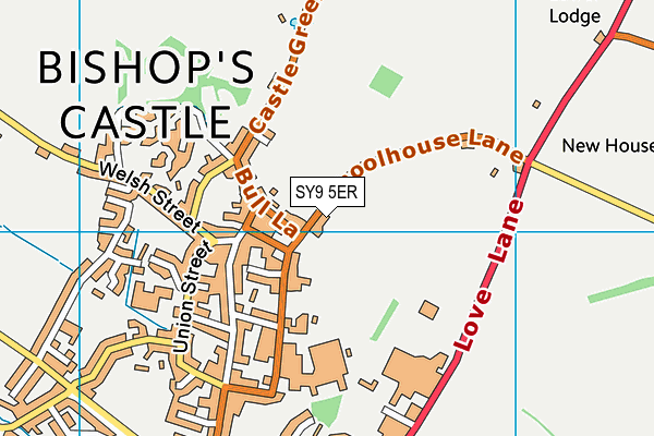 SY9 5ER map - OS VectorMap District (Ordnance Survey) SY9 5ER map - OS VectorMap District (Ordnance Survey)