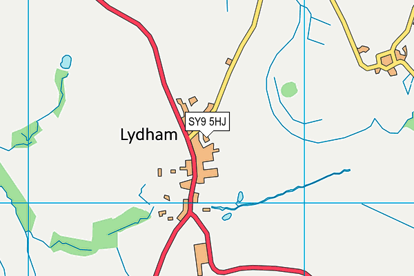 SY9 5HJ map - OS VectorMap District (Ordnance Survey) SY9 5HJ map - OS VectorMap District (Ordnance Survey)