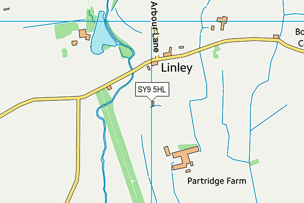 SY9 5HL map - OS VectorMap District (Ordnance Survey) SY9 5HL map - OS VectorMap District (Ordnance Survey)
