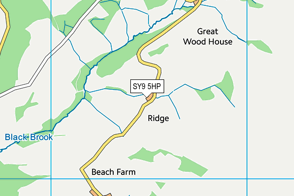 SY9 5HP map - OS VectorMap District (Ordnance Survey) SY9 5HP map - OS VectorMap District (Ordnance Survey)