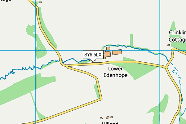 SY9 5LX map - OS VectorMap District (Ordnance Survey) SY9 5LX map - OS VectorMap District (Ordnance Survey)