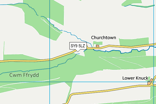SY9 5LZ map - OS VectorMap District (Ordnance Survey) SY9 5LZ map - OS VectorMap District (Ordnance Survey)