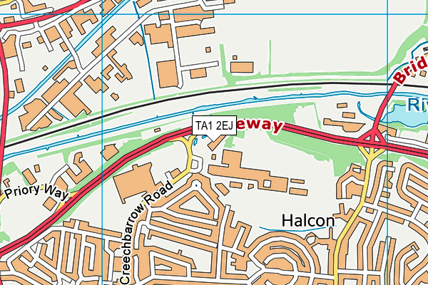 TA1 2EJ map - OS VectorMap District (Ordnance Survey) TA1 2EJ map - OS VectorMap District (Ordnance Survey)