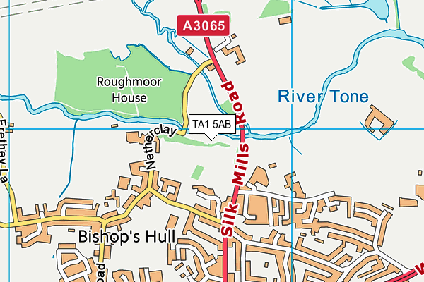 TA1 5AB map - OS VectorMap District (Ordnance Survey) TA1 5AB map - OS VectorMap District (Ordnance Survey)