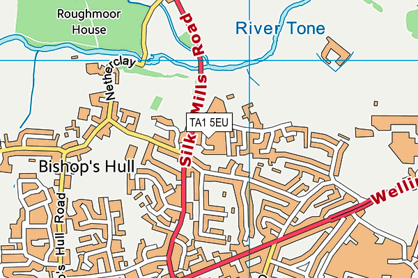 TA1 5EU map - OS VectorMap District (Ordnance Survey) TA1 5EU map - OS VectorMap District (Ordnance Survey)