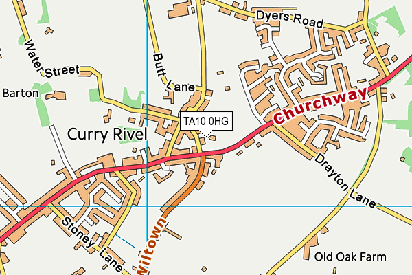 TA10 0HG map - OS VectorMap District (Ordnance Survey) TA10 0HG map - OS VectorMap District (Ordnance Survey)