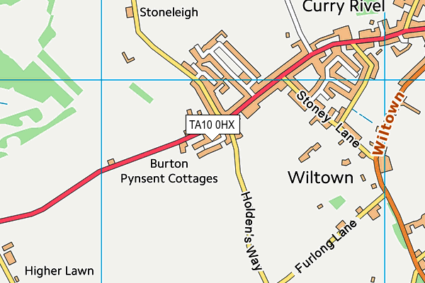 TA10 0HX map - OS VectorMap District (Ordnance Survey) TA10 0HX map - OS VectorMap District (Ordnance Survey)