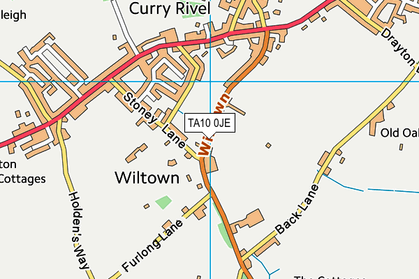 TA10 0JE map - OS VectorMap District (Ordnance Survey) TA10 0JE map - OS VectorMap District (Ordnance Survey)