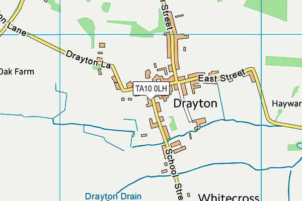 TA10 0LH map - OS VectorMap District (Ordnance Survey) TA10 0LH map - OS VectorMap District (Ordnance Survey)