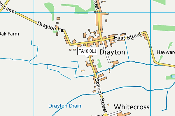 TA10 0LJ map - OS VectorMap District (Ordnance Survey) TA10 0LJ map - OS VectorMap District (Ordnance Survey)