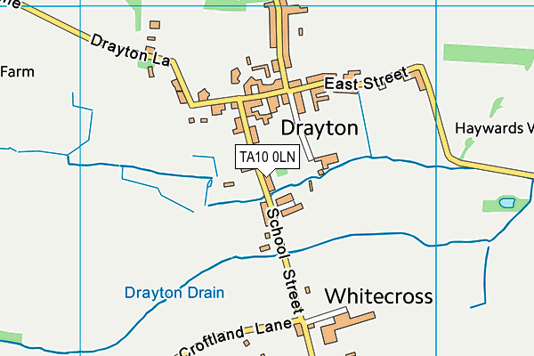 TA10 0LN map - OS VectorMap District (Ordnance Survey) TA10 0LN map - OS VectorMap District (Ordnance Survey)