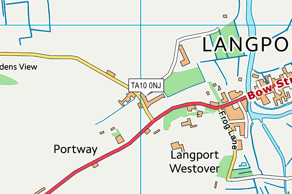 TA10 0NJ map - OS VectorMap District (Ordnance Survey) TA10 0NJ map - OS VectorMap District (Ordnance Survey)