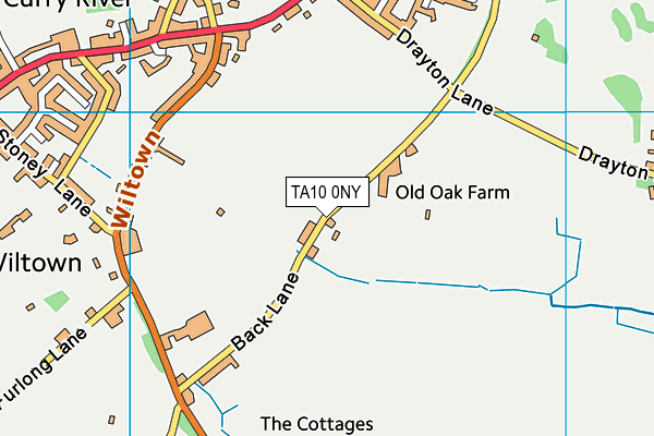 TA10 0NY map - OS VectorMap District (Ordnance Survey) TA10 0NY map - OS VectorMap District (Ordnance Survey)