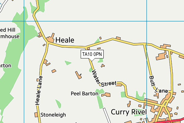 TA10 0PN map - OS VectorMap District (Ordnance Survey)