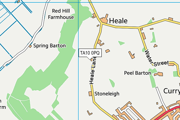 TA10 0PQ map - OS VectorMap District (Ordnance Survey) TA10 0PQ map - OS VectorMap District (Ordnance Survey)