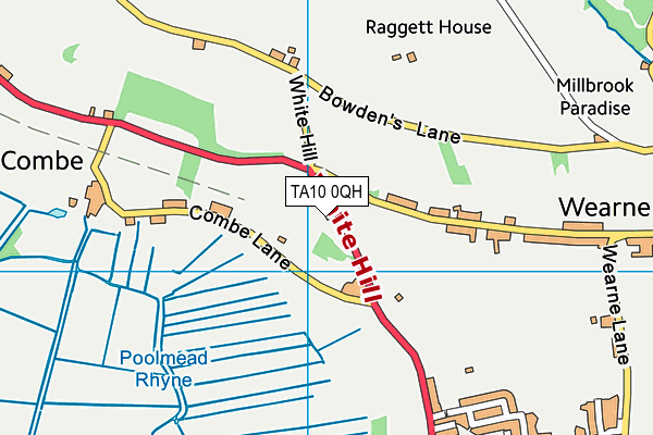 TA10 0QH map - OS VectorMap District (Ordnance Survey) TA10 0QH map - OS VectorMap District (Ordnance Survey)