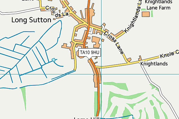 TA10 9HU map - OS VectorMap District (Ordnance Survey) TA10 9HU map - OS VectorMap District (Ordnance Survey)