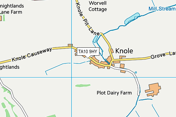 TA10 9HY map - OS VectorMap District (Ordnance Survey) TA10 9HY map - OS VectorMap District (Ordnance Survey)